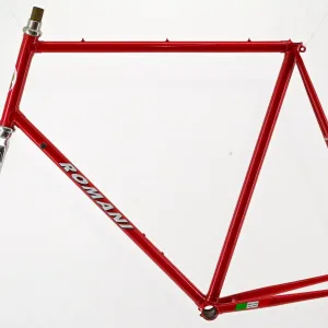 NOS Romani Colibri Frameset Size 63cm Red Columbus Gara